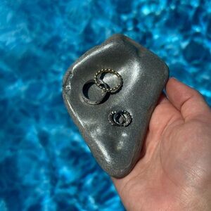 Silver dipped ring dish